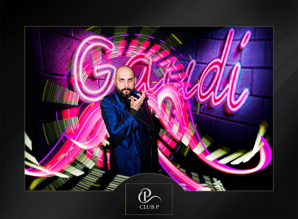 Retrato Light Painting Photocall Club P