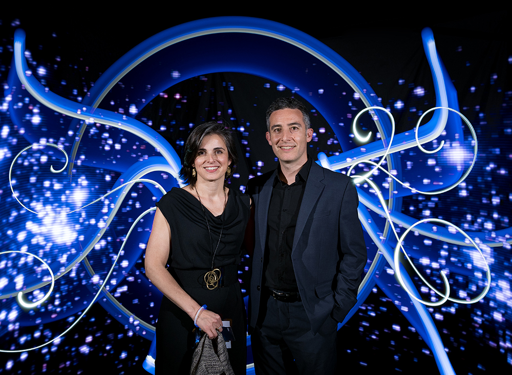Retrato Light Painting Photocall GLS Madrid
