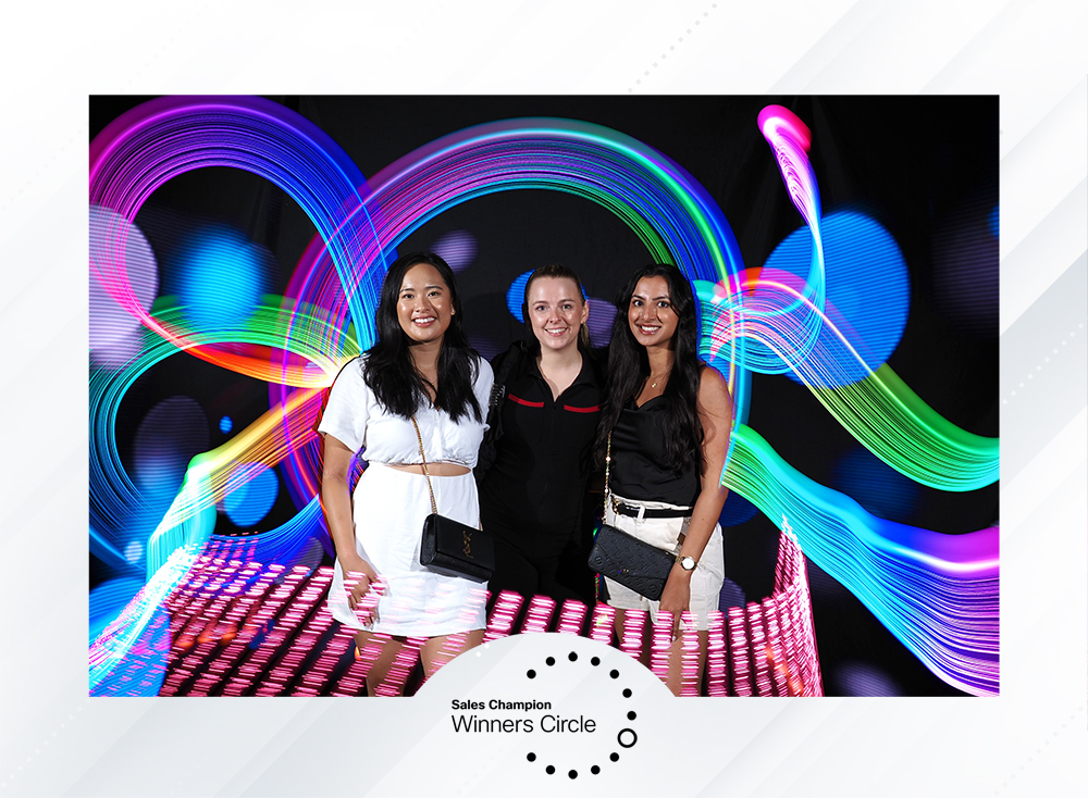 Retrato Light Painting Photocall Winners Circle