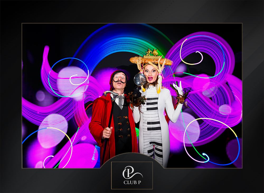 Retrato Light Painting Photocall Club P