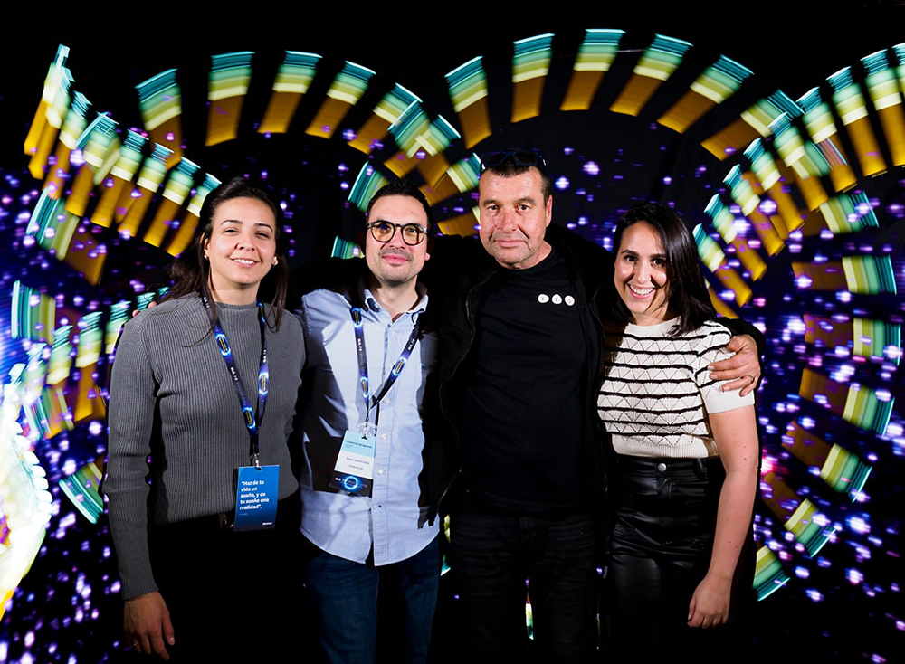 Retrato Light Painting Photocall GLS Madrid